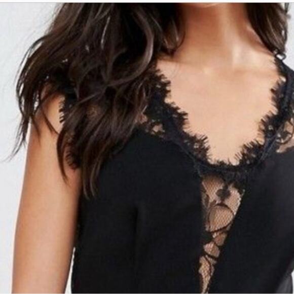 BGBGeneration NWT Lace Inset Mini Cocktail Dress size 4 - Picture 4 of 13